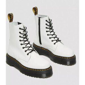 Dr. Martens JADON BOOT SMOOTH LEATHER PLATFORMS Unisex Womens 8